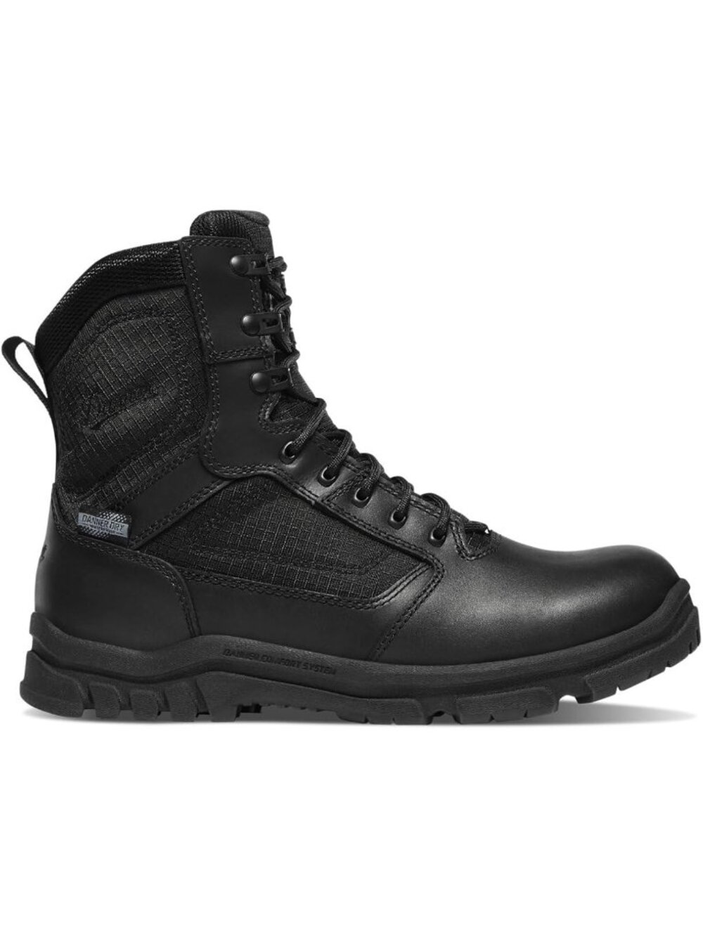 Danner Lookout 8" Black Leather Tactical Military Combat Boots Men 13 Waterproof
